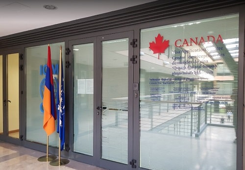 مرکز ثبت درخواست ویزای کانادا در ایروان